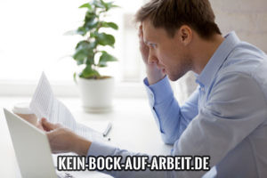 Kein Interesse an Arbeit